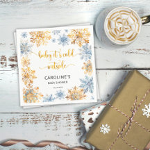 Kallet utanför Golden Snöflingor Baby