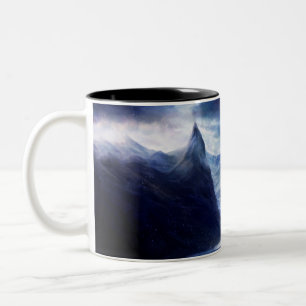 Kallets berg Två-Tonad mugg