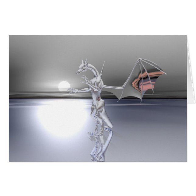 Kallets isvattenhållare hälsningskort (Framsidan Horizontal)