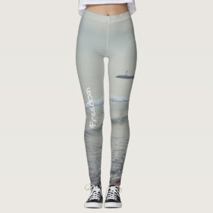 Kallets lugn på vinterdagen leggings