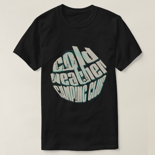 Kallets vädercampingentusiastskjorta. t shirt (Design framsida)