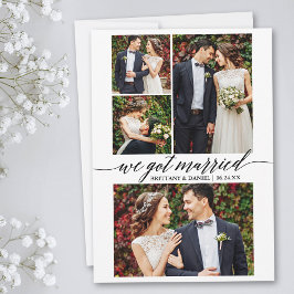 Kalligrafi 4 Photo We Har gifta Meddelande