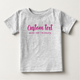 Kalligrafi Anpassad Text Bildmall Heathergrå T Shirt