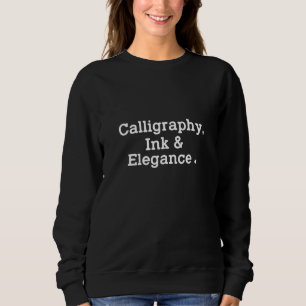 Kalligrafi,Bläck och elegans. T Shirt