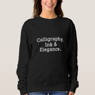 Kalligrafi,Bläck och elegans. T Shirt