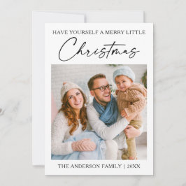 Kalligrafi Bläck Pen - minimalistisk fotopul Julkort