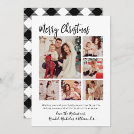 Kalligrafi Buffalo Play 6 - multifoto jul Julkort