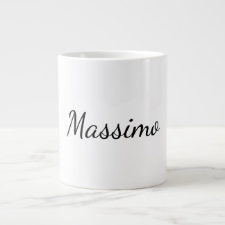 Kalligrafi Elegant Enkel Namn Jumbo Mugg