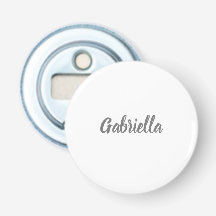 Kalligrafi Elegant Grått Vit Plain Simple Namn