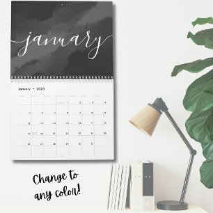 Kalligrafi för enkel minimalistisk skript kalender