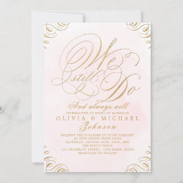 kalligrafi för vintage i guld elegant inbjudningar