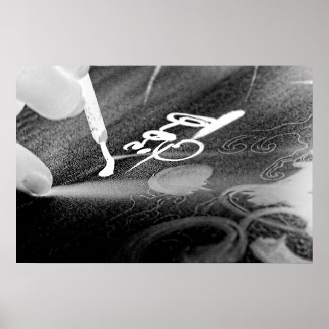 Kalligrafi - fotonegativa poster (Framsidan)