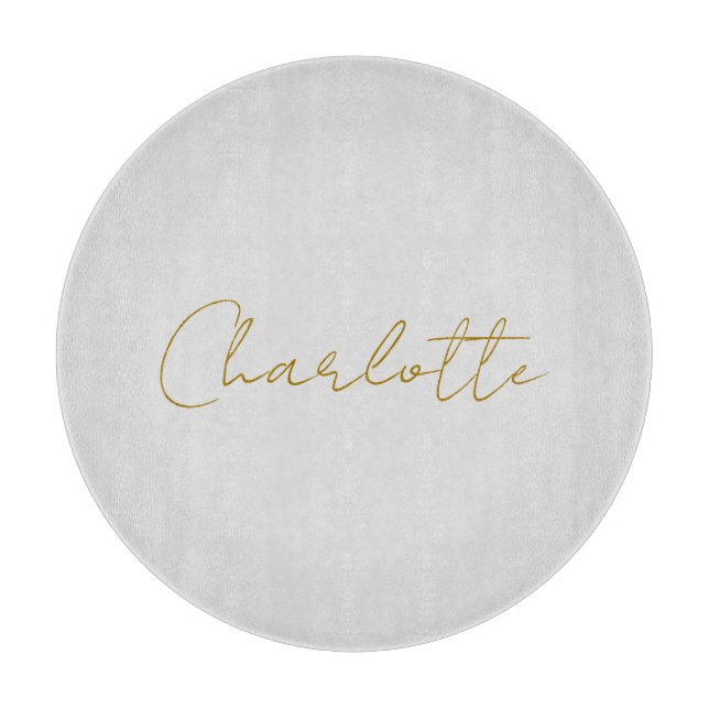 Kalligrafi Guld Färg Grått Anpassningsbar  Personl (Framsidan)