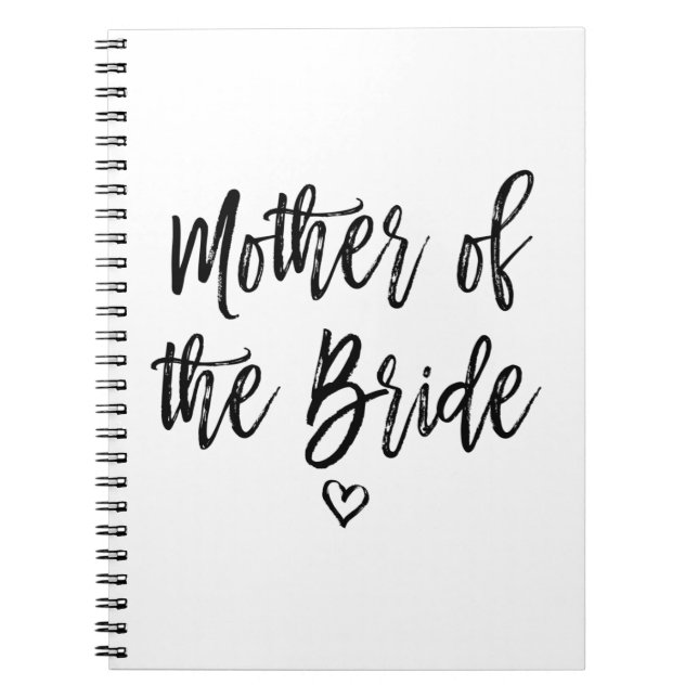 Kalligrafi Hand Lettered Budens mamma Anteckningsbok (Framsidan)