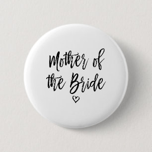 Kalligrafi Hand Lettered Budens mamma Knapp