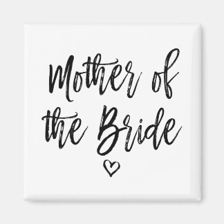 Kalligrafi Hand Lettered Budens mamma Magnet