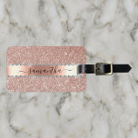 Kalligrafi Handskriftlig Diamond Ro Guld Glitter Bagagebricka<br><div class="desc">Den här designen kan vara personlig i det område som tillhandahålls genom att ändra fotot och/eller text. Du kan också anpassa den genom att klicka på Anpassa den här mallen och sedan välja klicka för att anpassa ytterligare alternativ och ta bort eller ändra färg i bakgrunden, lägga till text, ändra...</div>