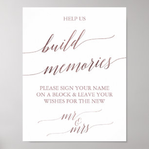 Kalligrafi i elegant Guld Bygger minnestecken Poster