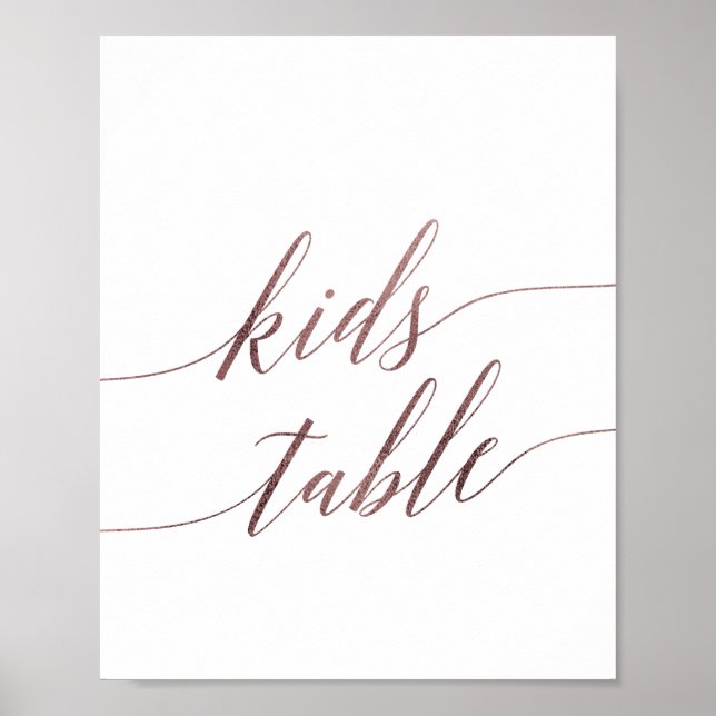 Kalligrafi i Kids Bord vid elegant i Ro Poster (Framsidan)