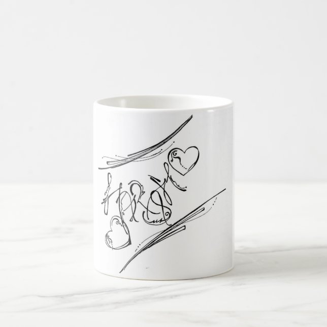 Kalligrafi konst kaffemugg (Center)