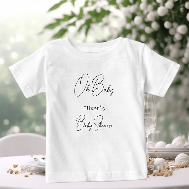 Kalligrafi med enkel Elegant Babykläder T Shirt (Skapare uppladdad)