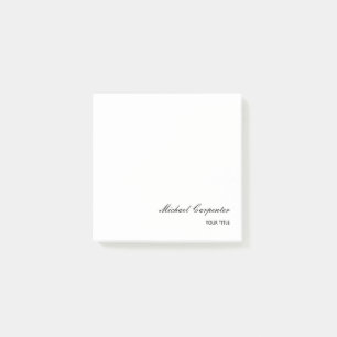 Kalligrafi med enkel Professionell Post-it Block