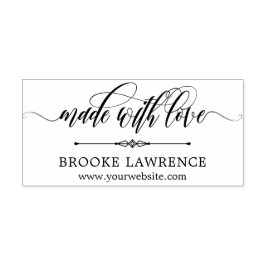 Kalligrafi med Kärlek - lägg till ditt namn Stämpel