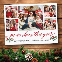 Kalligrafi mer Chef i år 5 fotoröd Vykort