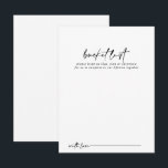 Kalligrafi Moderna Bröllops Bucket List-kort Vykort<br><div class="desc">Dessa kalligrafi moderna bröllops hinklista kort är den perfekta aktiviteten för en rustik bröllopsfest eller brudvisning. Den enkla och eleganta designen har klassisk och fin typografi i svart och vitt. Ändra formuleringen för att passa alla livshändelser. Bucket list-skylt säljs separat.</div>