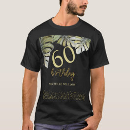Kalligrafi om elegant Guld Handflatan T Shirt