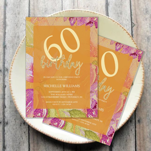 Kalligrafi om elegant Guld Inbjudningar (Skapare uppladdad)