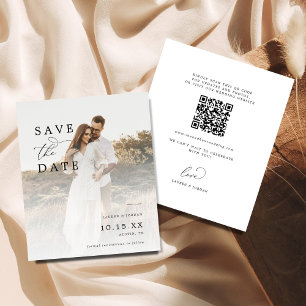 Kalligrafi över Elegant för budgetQR-kod för foto  Flygblad