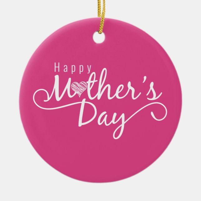 Kalligrafi över elegant Mors dag | Ornament (Framsidan)