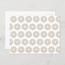 Kalligrafi över Mönster Guld Silver