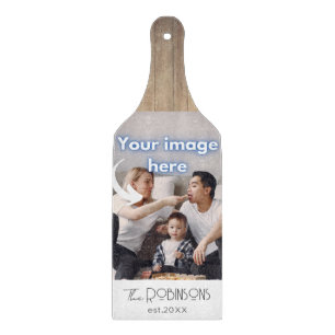 Kalligrafi över Personligen Rustik fotomall