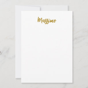 Kalligrafi Professionell Elegant Guld Färg