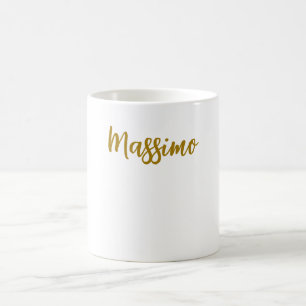 Kalligrafi Professionell Elegant Guld Färg Kaffemugg