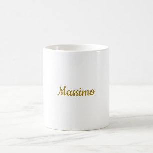 Kalligrafi Professionell Elegant Guld Färg Kaffemugg
