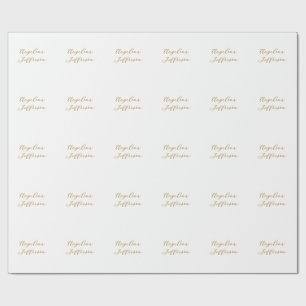 Kalligrafi Professionell Elegant Guld Färg Presentpapper