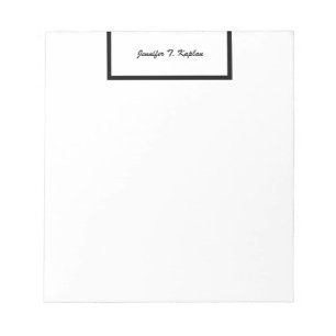 Kalligrafi Professionell Modern Minimalist Enkel Anteckningsblock