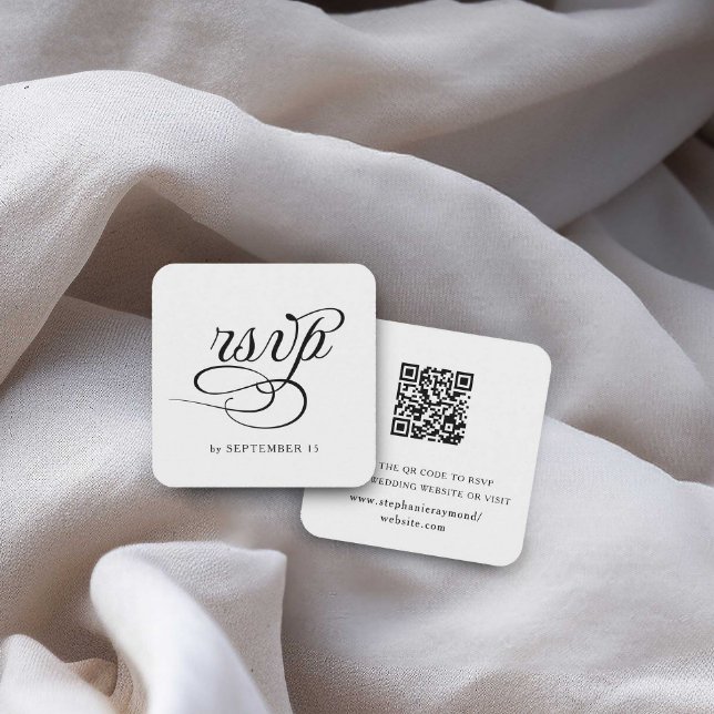 Kalligrafi QR-kodkort Tilläggskort (Skapare uppladdad)