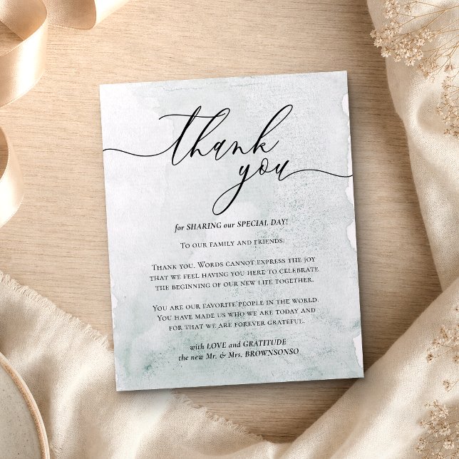 Kalligrafi Retro Papper budget Tack Flygblad (Skapare uppladdad)