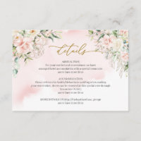 Kalligrafi rosor i rosa nyanser gröna detaljer kor