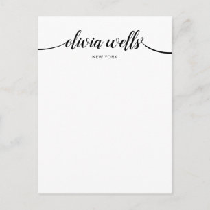 Kalligrafi Typografi Vykort