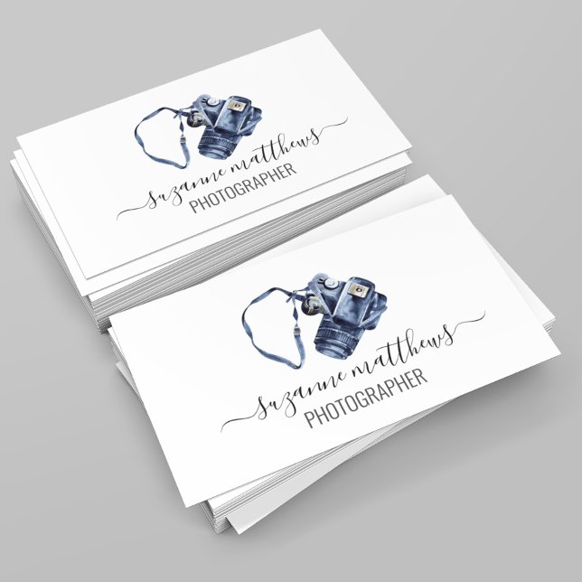 Kalligrafi Vattenfärg Fotografi Fotograf Visitkort (Skapare uppladdad)