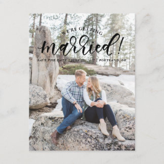 Kalligrafi Vi Gifta sig Spara datum Spara Datumet