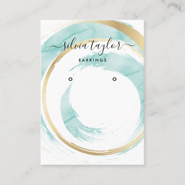 Kalligrafi - visning visitkort (Framsida)