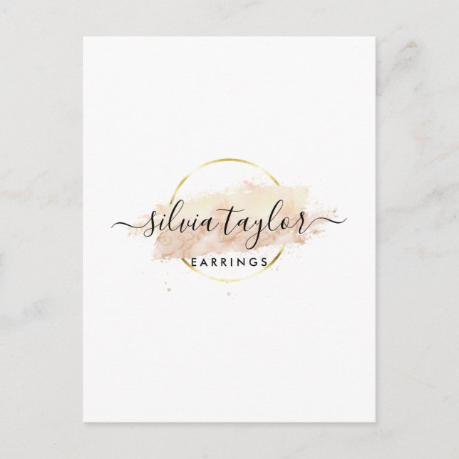 Kalligrafi - visning vykort (Framsida)