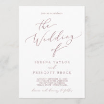 Kalligrafin i Ro Guld Bröllop