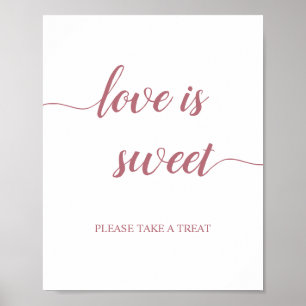 Kalligrafin i ro Guld Bröllop Kärlek är ett svensk Poster